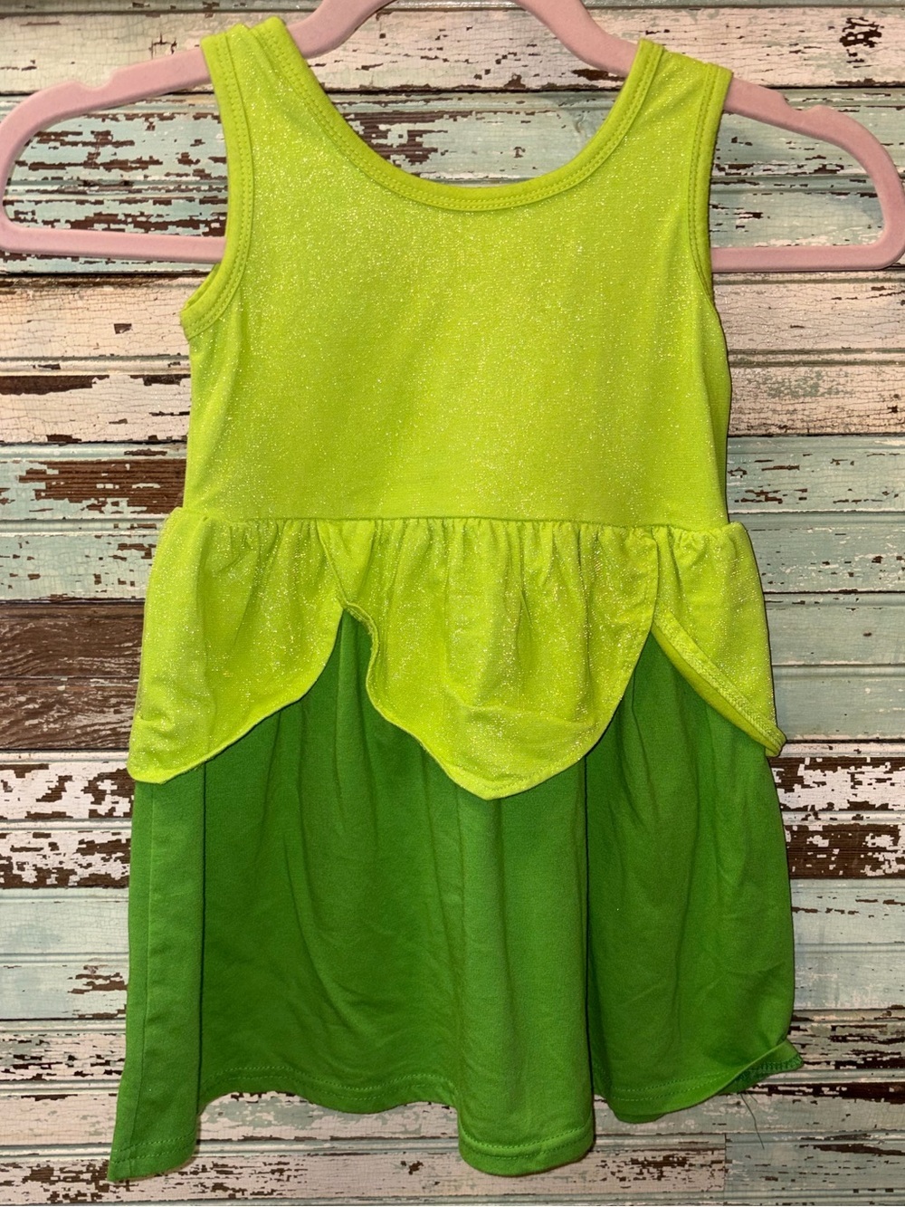 lilytots Bright Lime Kids dress